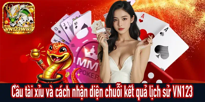 Minh họa cầu tài xỉu qua chuỗi Tài và Xỉu liên tiếp