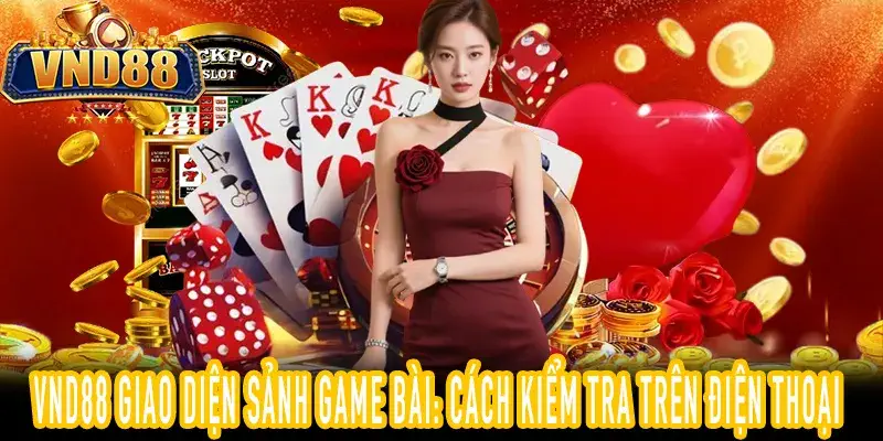 VND88 và giao diện sảnh game bài: Cách kiểm tra thao tác