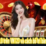 Giao diện HILO trên VN123 với các khu vực cược chính